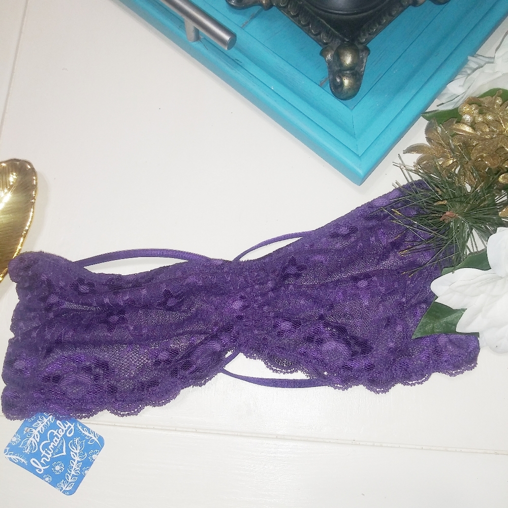 Free People Essential Lace Bandeau - Picture 3 of 5